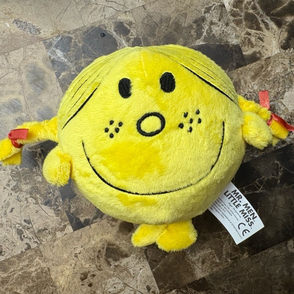 Little Miss Sunshine The Mr Men Show retro Yellow Plush